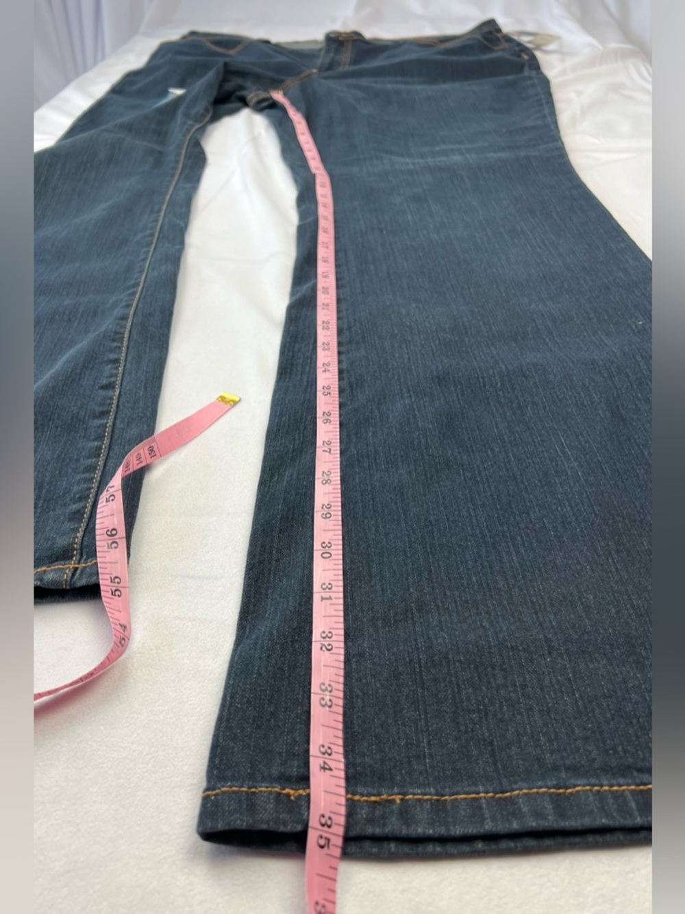 NWT Venezia Lane Bryant Stretch Flare Blue Jeans Size 20 Tall - Picture 3 of 12